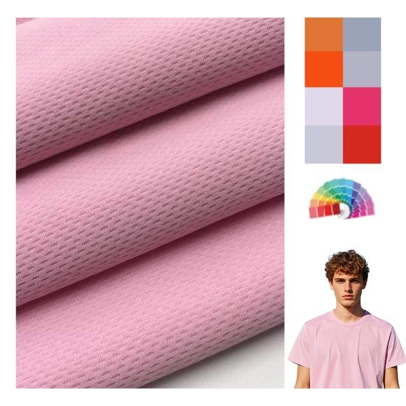 Delantex Sportswear Fabric 100% Polyester Microfiber Dry Fit Quick Dry with Cool Pass Max Eyelet for Girl's Garments