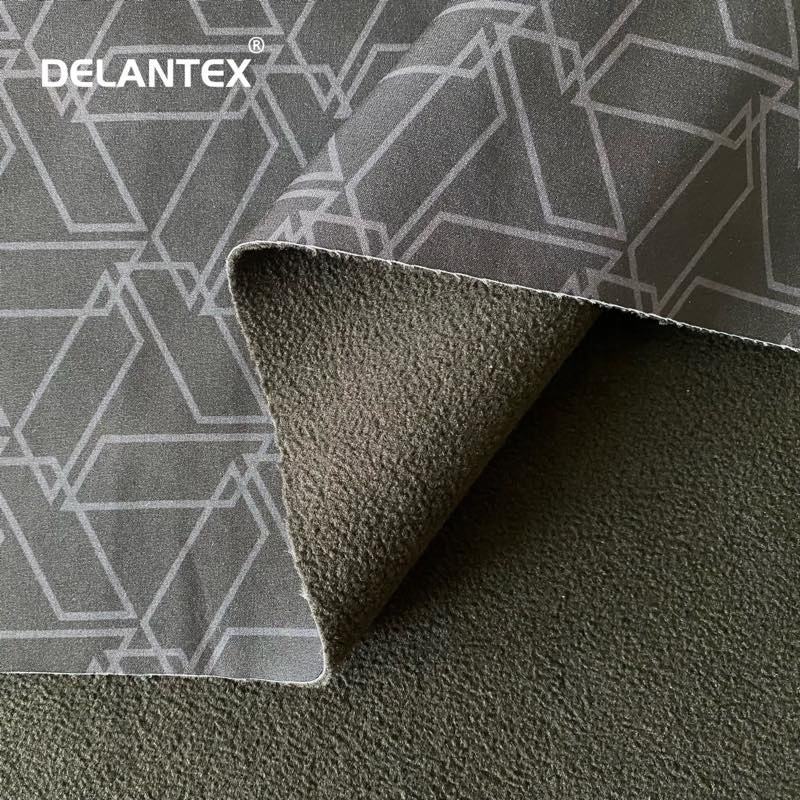 Delantex Polyester Twill Gabardine Fabric Waterproof 3 Layer Digital Printing Fabric Free Sample