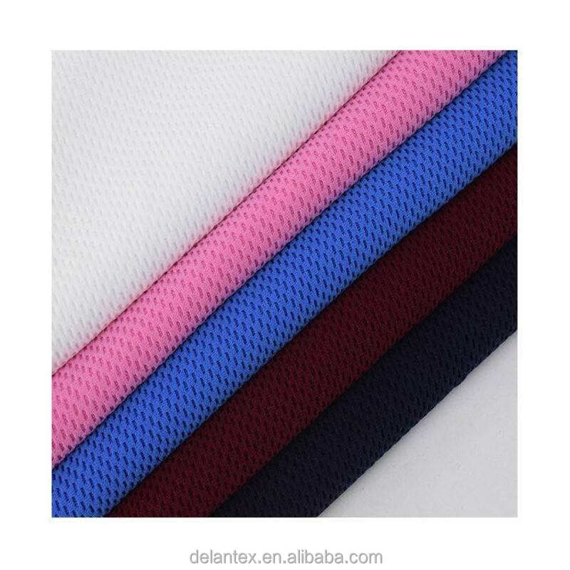 Breathable Dri-Fit Micro Pique Mesh Fabric for Polo T Shirt Tejido Pique 100 Poliester