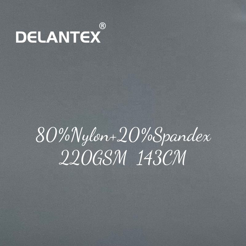 Delantex Lulu Fabric Breathable Nylon Spandex Fabric Jersey Yoga Knit for Sportswear Swimwear