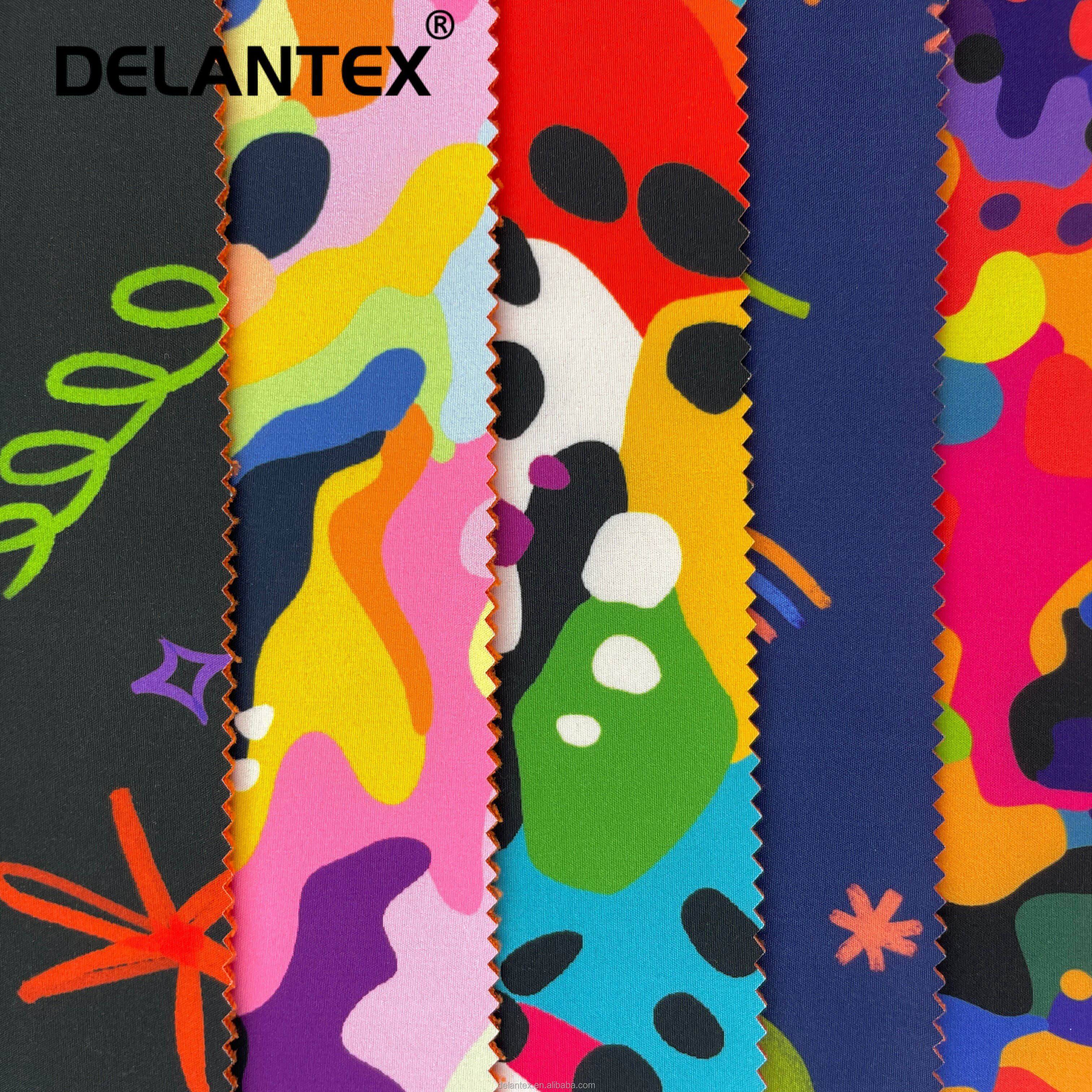 Delantex Softshell Fabric Children Print Digital Printing Fabric Factory Direct 4 Way Stretchable Softshell 20000