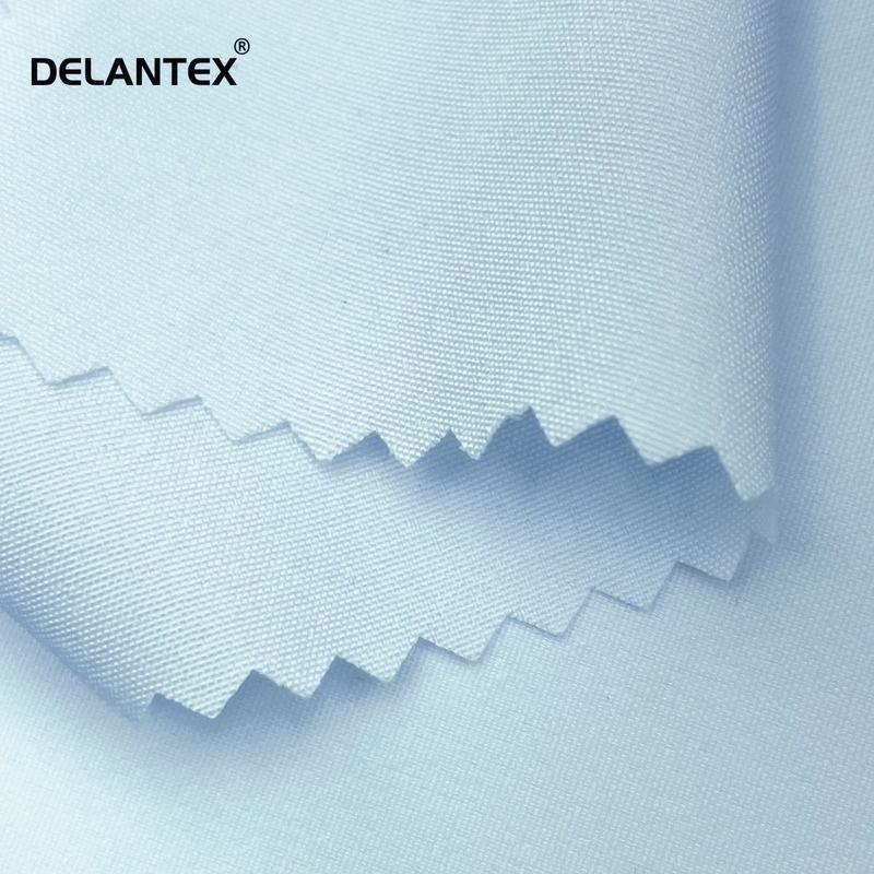 Delantex 95% Polyester 5%Spandex Bleached 100D Four-way Stretch White Fabric for Sublimation
