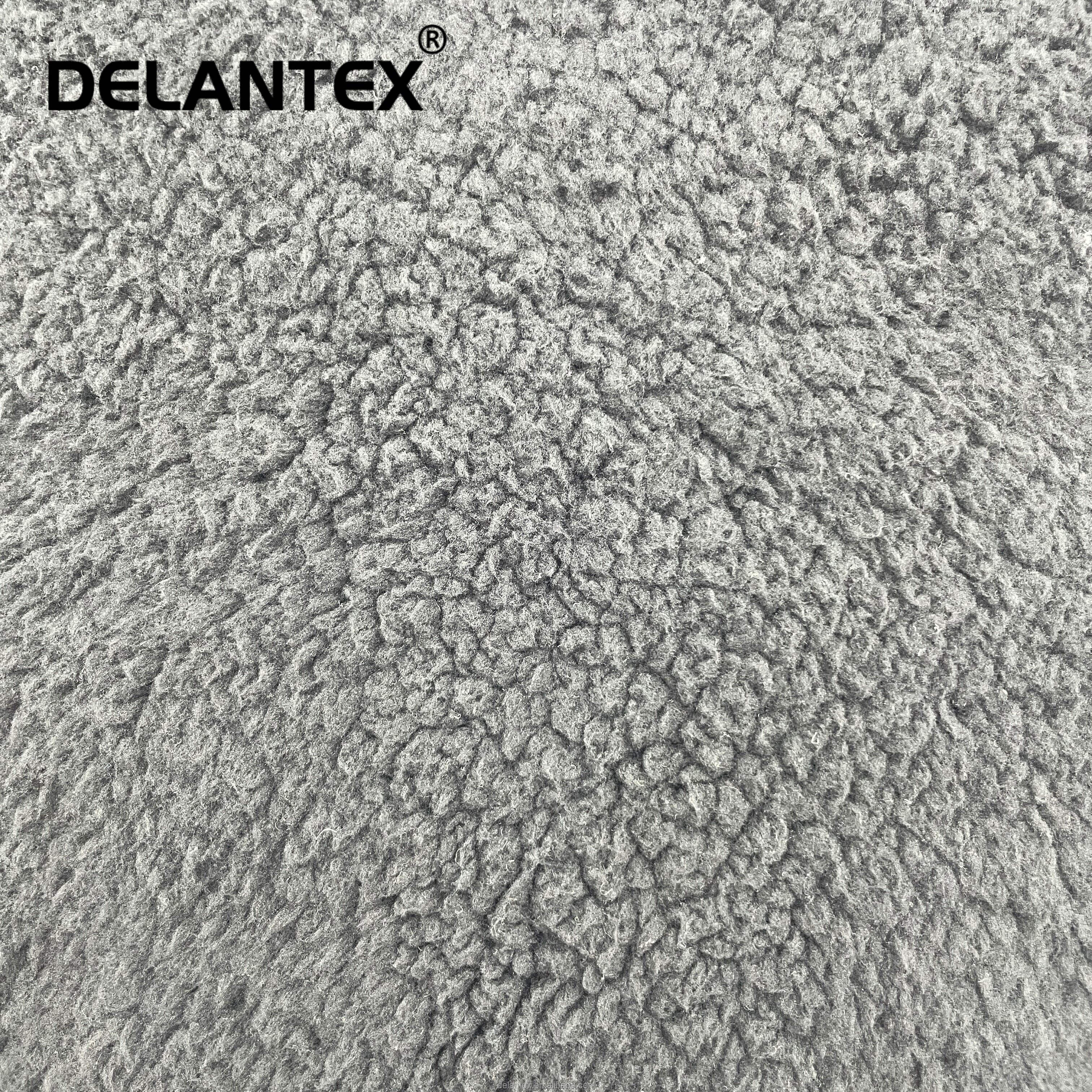 Windproof 100% Polyester Polar Bonded Fleece Fabric for Garments