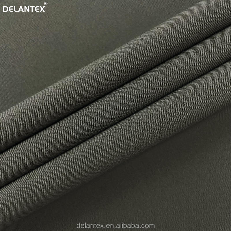 Delantex Hot Sale Grass Green Water Resistant 4-way-stretch Fabric Jurly Uniform Fabric 135GSM