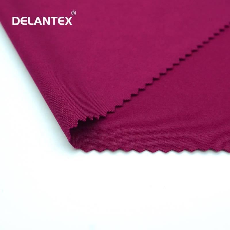 Delantex 230GSM 82%Polyester 18%Spandex Fabric Custom Knit Polyester Spandex Fabric for Swimwear Free Sample