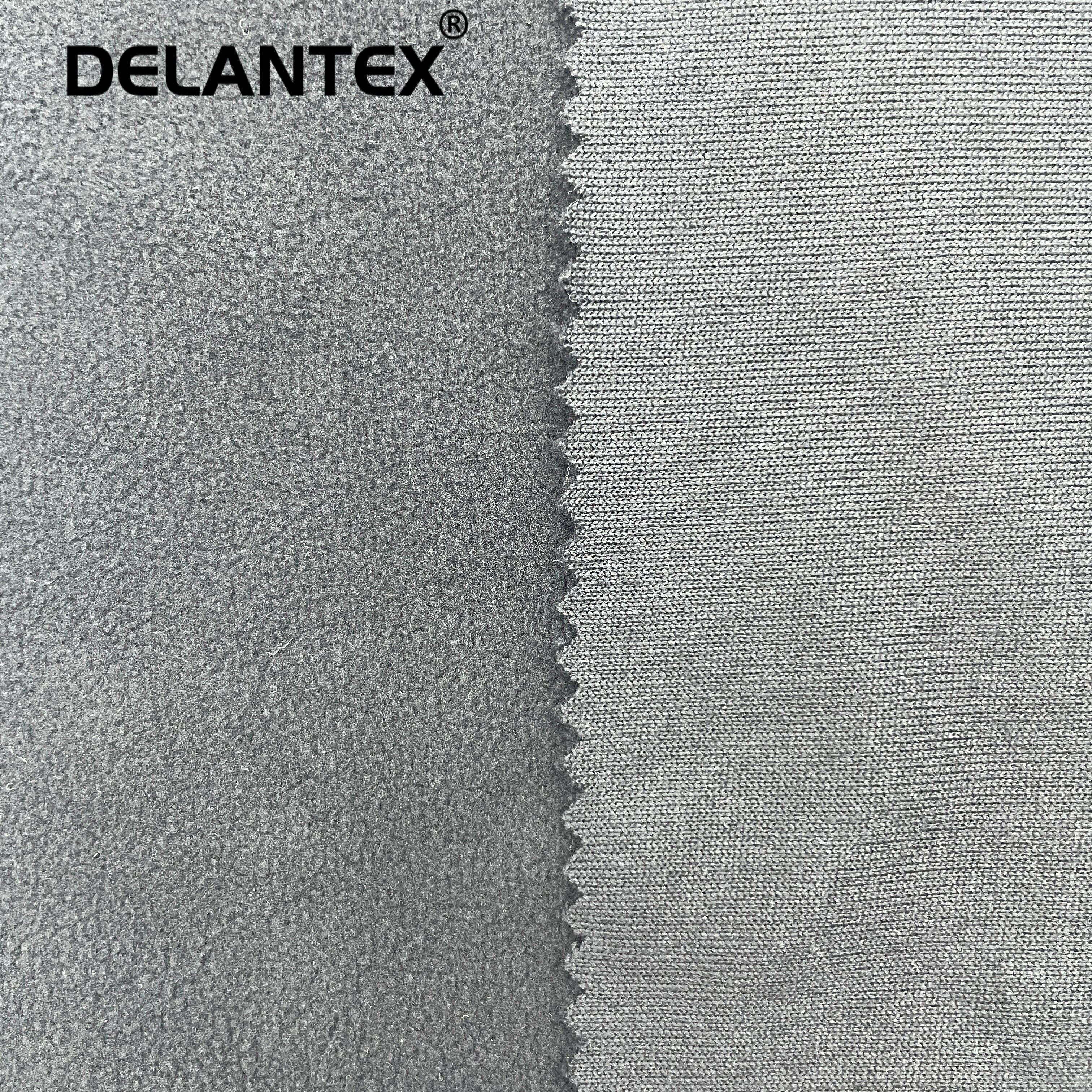 Delantex 75D/144F for Hoodie 1 Sided Brushed Single Wholesale Sided Fleece Fabric