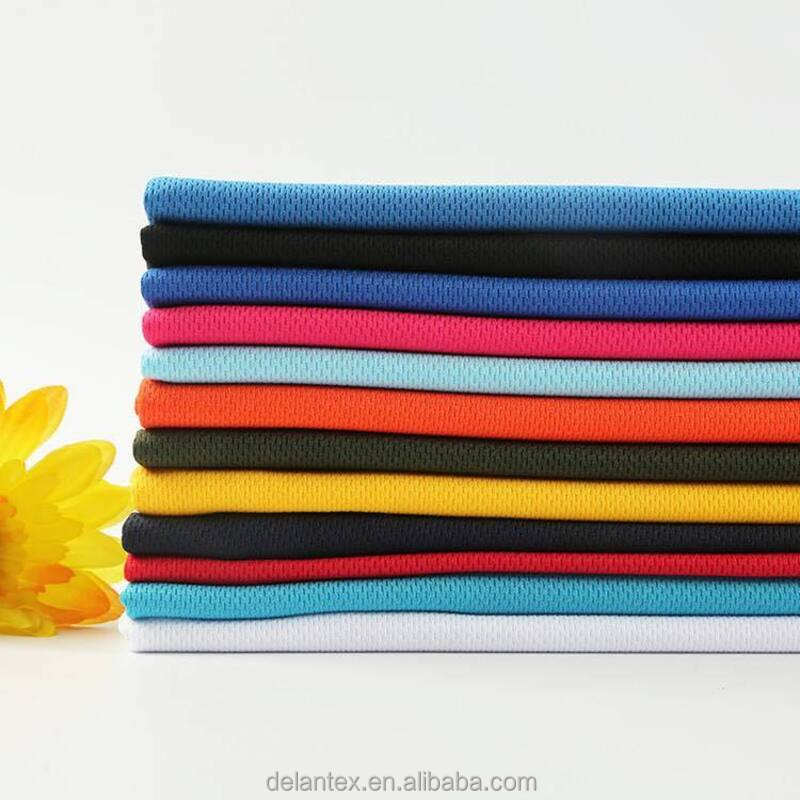 100%T Birds Eye Mesh Knitted Fabric for Garment 150GSM