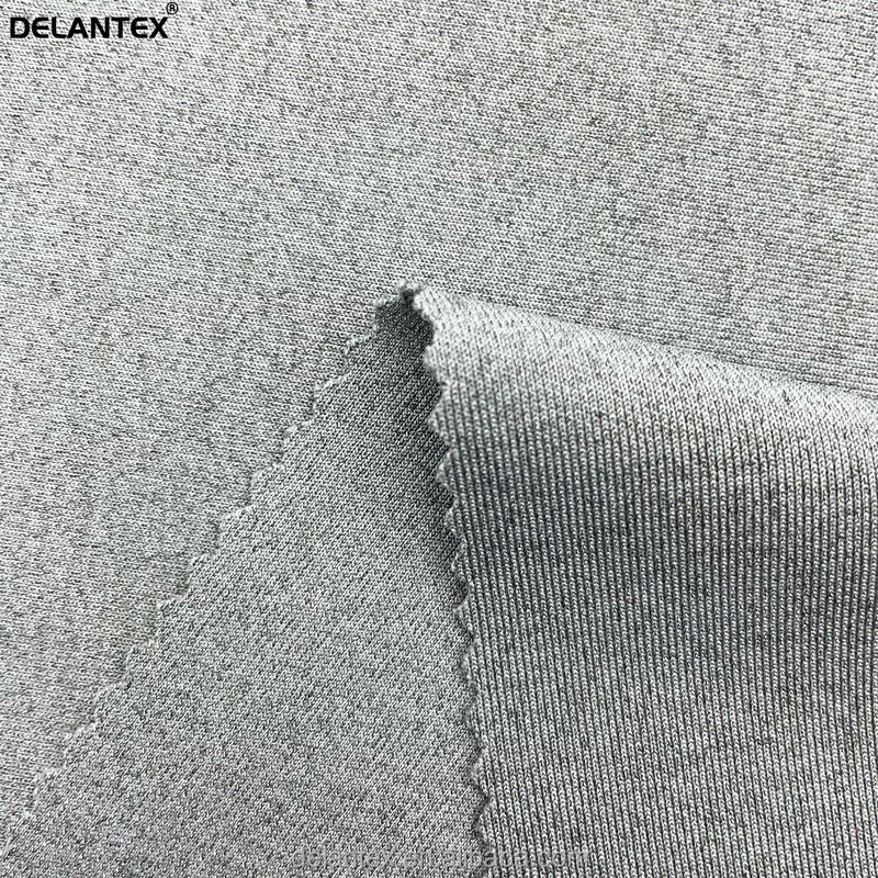Delantex DTY 75/72 Garment 280GSM Grey Soft scuba Suede Fabric Manufacturers