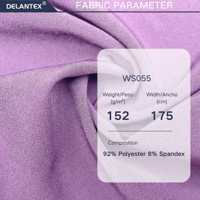 Delantex High Quality Colorful Hospital Nurse Twill Polyester Spandex Scrub Fabric for Medical Uniforms