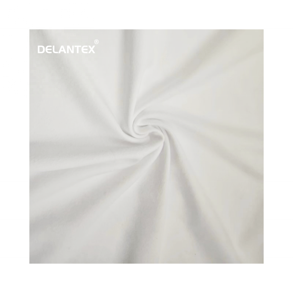 Delantex Cheap Price Anti-Static Tricot Sportswear Telas Single Jersey Fabric 2 Sides Brushed