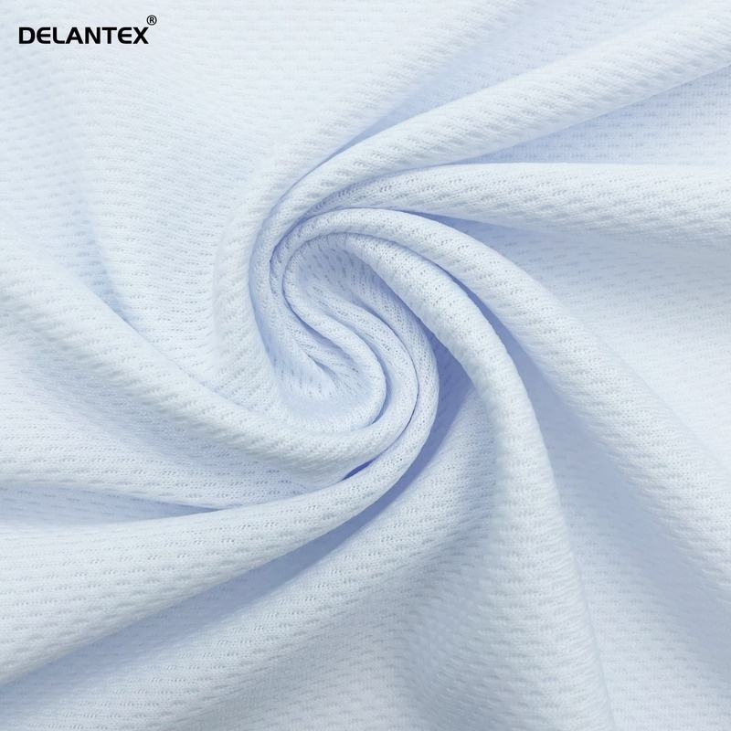 75/72 White Polyester Mesh Fabric Breathable and Lightweight Stretch Plain Dyed for Outdoor Use Lining & Diapers for Girls