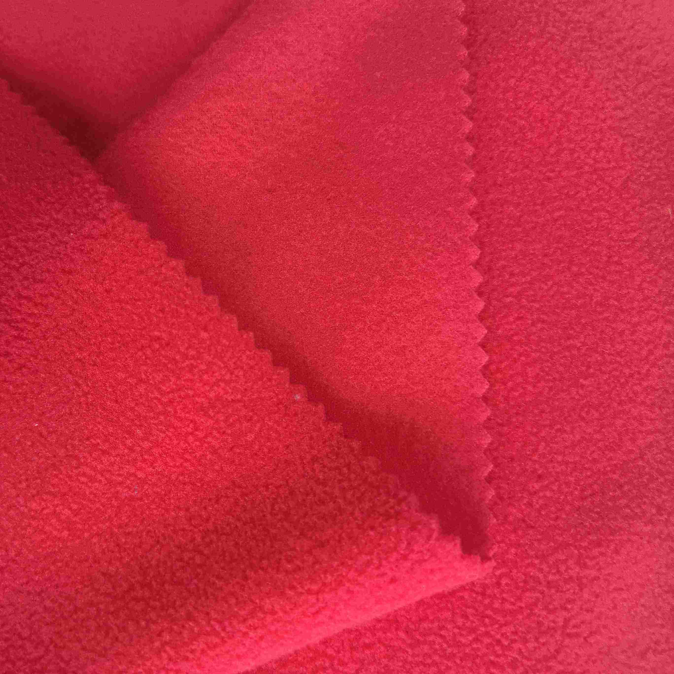 Delantex China Manufacturer Polar Fleece 1 Side Brush 1side Antipilling 100% Polyester Polar Fleece Fabric