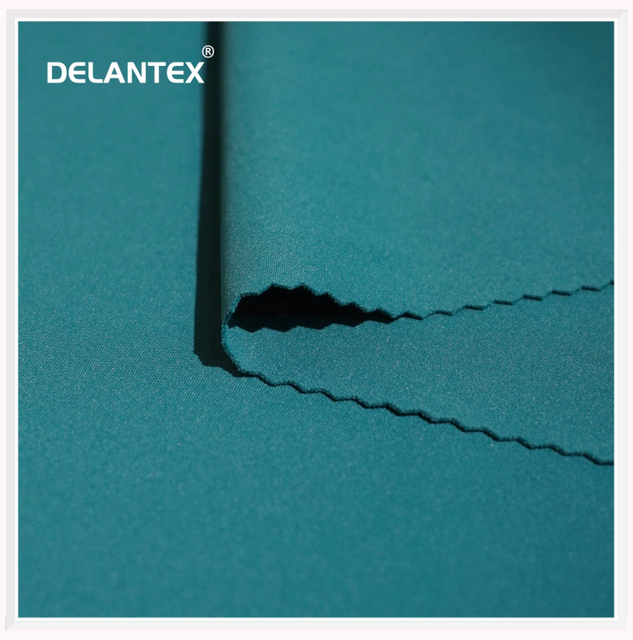 Delantex 85GSM 50D Peach Dry Fit Fabric 4-Way Stretch 88% Polyester 12% Elastane Breathable for Girls Sportswear Sports Shorts