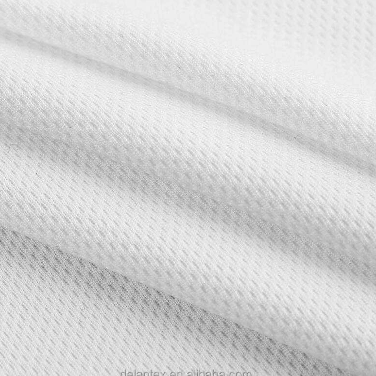 Delantex Bird Eye Mesh Football Jersey Fabric Material for Garment