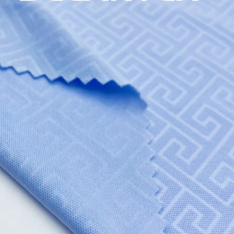 Delantex Stretchy dry fit Double faced Poly Microfiber Polyester Interlock Knit Fabric 