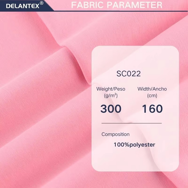 Delantex 100% Polyester Material Printed Sublimation Interlock scuba Double Knit Fabric