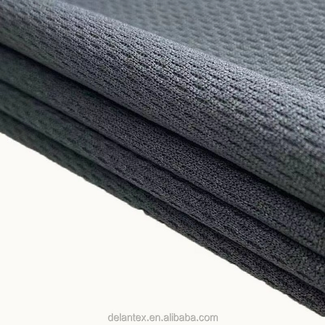 Delantex Polyester Bird Eye Dyed Fabric, 100% Polyester, 75D/72f, Width 185cm, 145g/Sqm