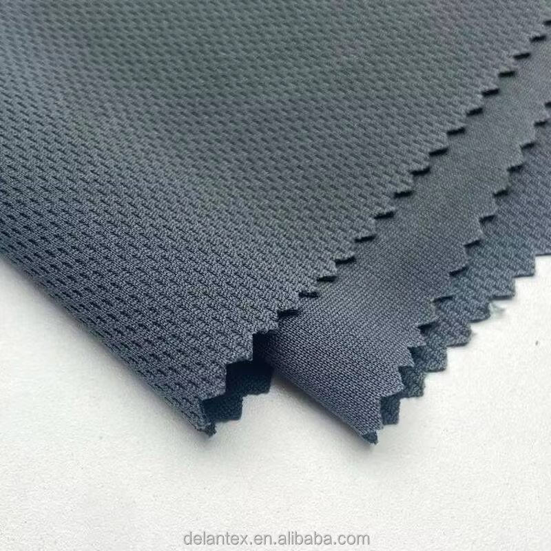Delantex Polyester Bird Eye Dyed Fabric, 100% Polyester, 75D/72f, Width 185cm, 145g/Sqm