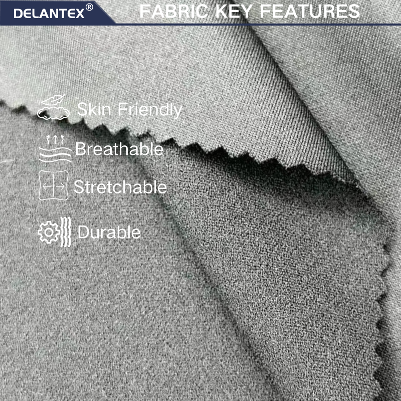 Delantex Factory Cheap Price Double Faced scuba Fabric 165cm 245gsm
