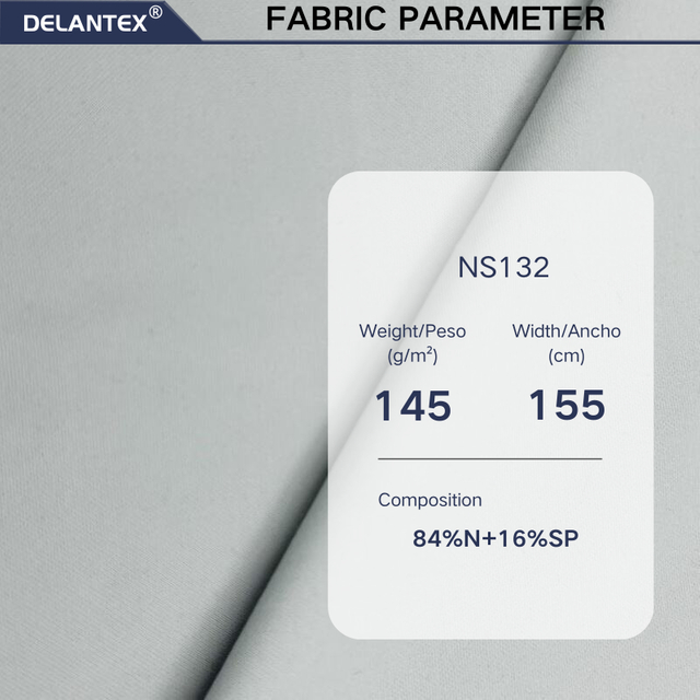 Delantex 155cm 145gsm Grey Ripstop Nylon Fabric