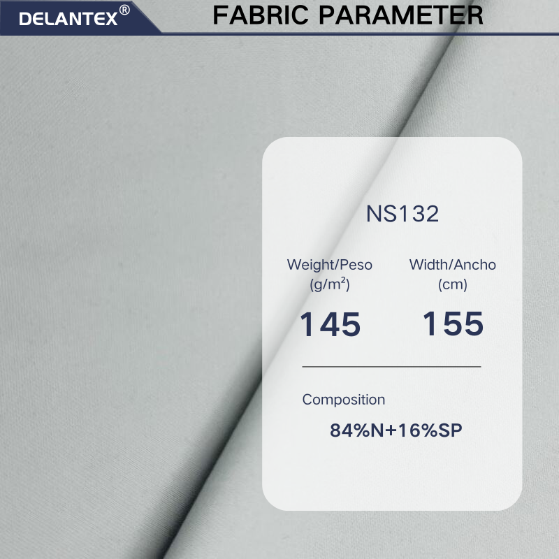 Delantex 155cm 145gsm Grey Ripstop Nylon Fabric