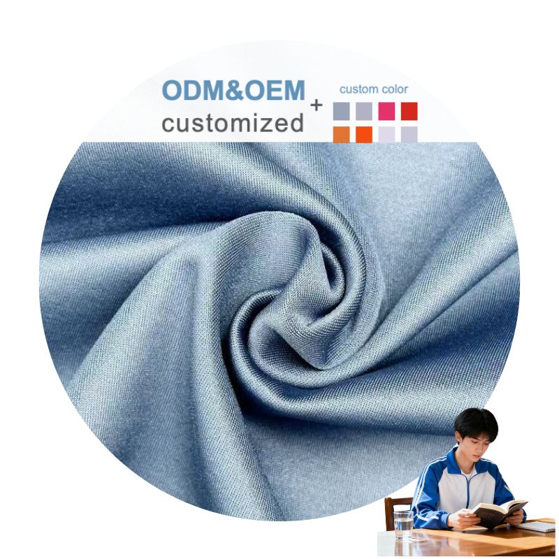 Delantex 150cm 300gsm 45%model 50%polyester 5%spandex scuba Fabric for Work Uniform