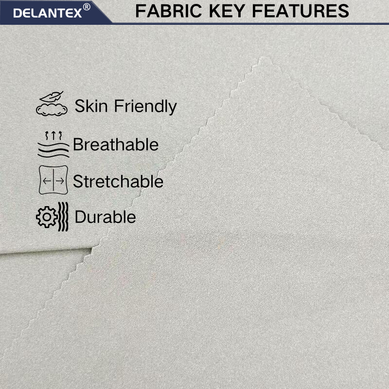 Delantex High Quality the High-elastic Yoga Wear Fabric Is Lightweight and Breathable 140cm 140gsm