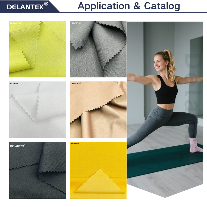Delantex 95%polyester 5%spandex High Quality Cation Ladies' Clothing Fabric