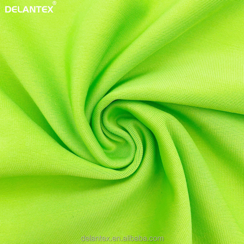 Delantex 85%polyester 15%spandex Fluorescent Green Swimsuit Fabric Can Be Customized to Specific Specifications