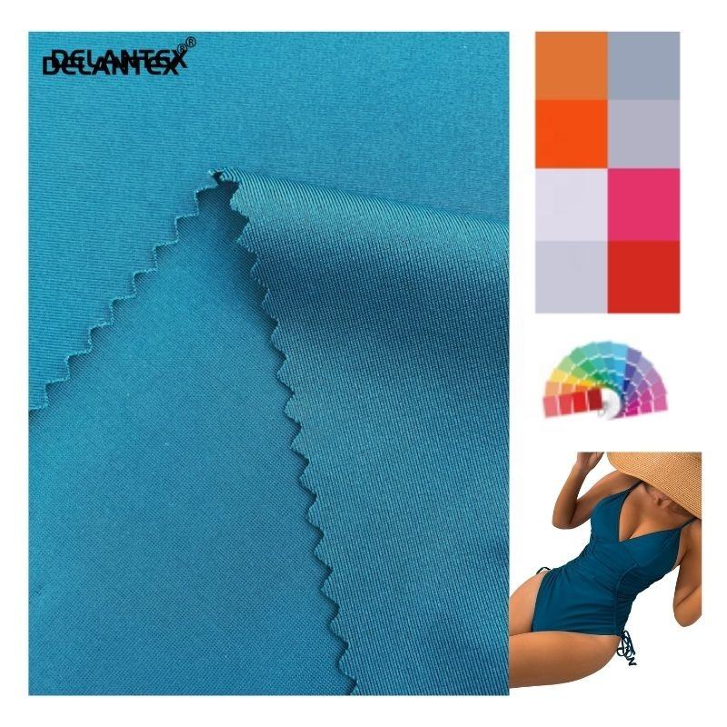 Delantex 4 Way Knitted Stretch Sportswear Yoga Clothing Fabric Quick-drying Summer Textile for Clothing