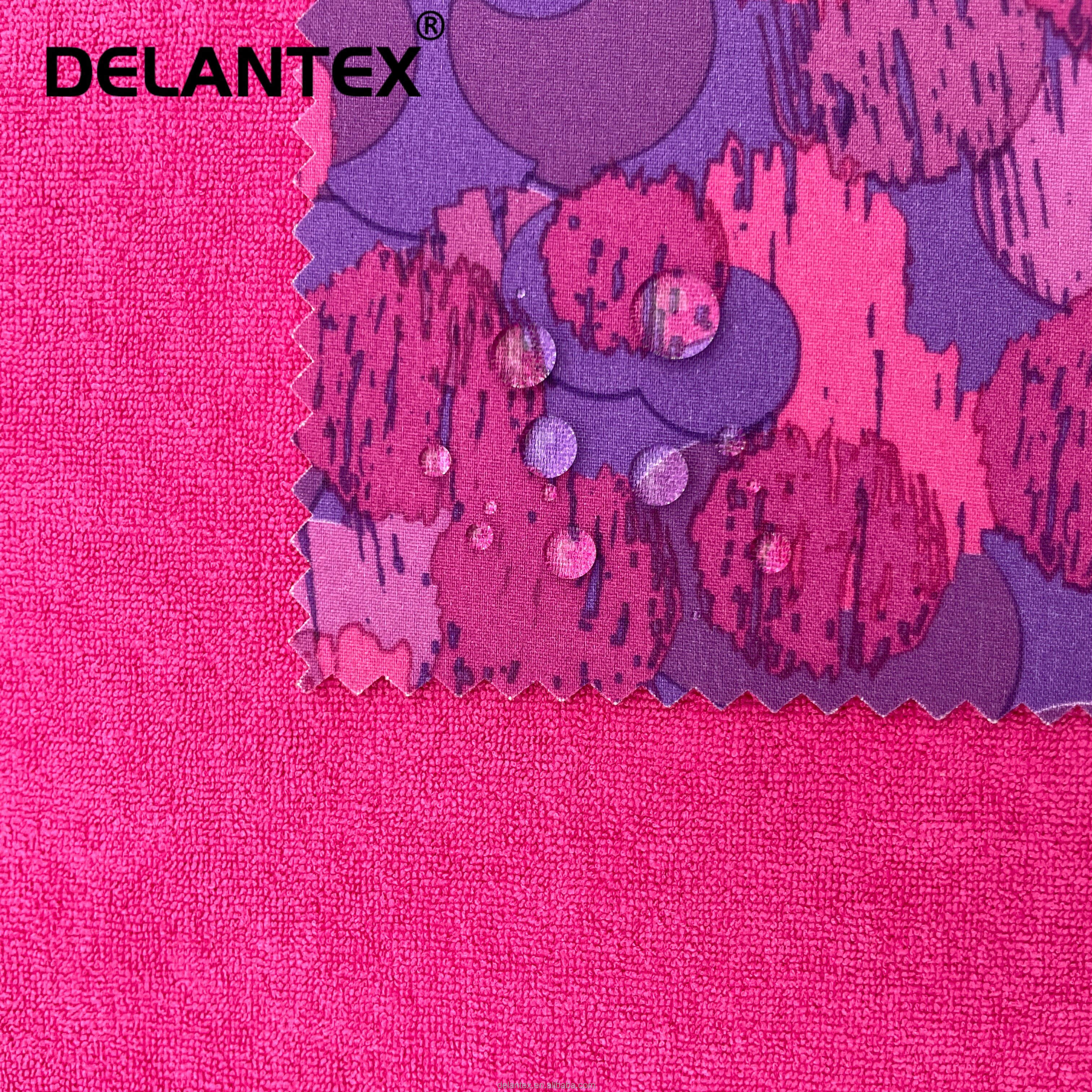 Water Proofing Printed Softshell Bonded Terry Fabric for Winter Outdoor Jacket