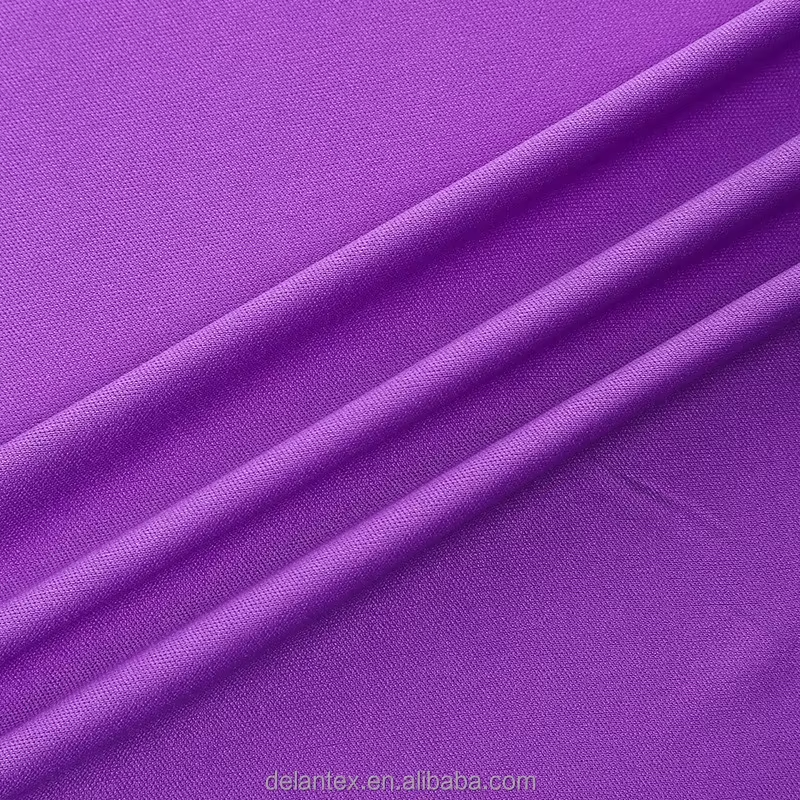 Delantex 100%Polyester Jersey Set Fabric Sport Material 130GSM 135GSM Knitted Fabric