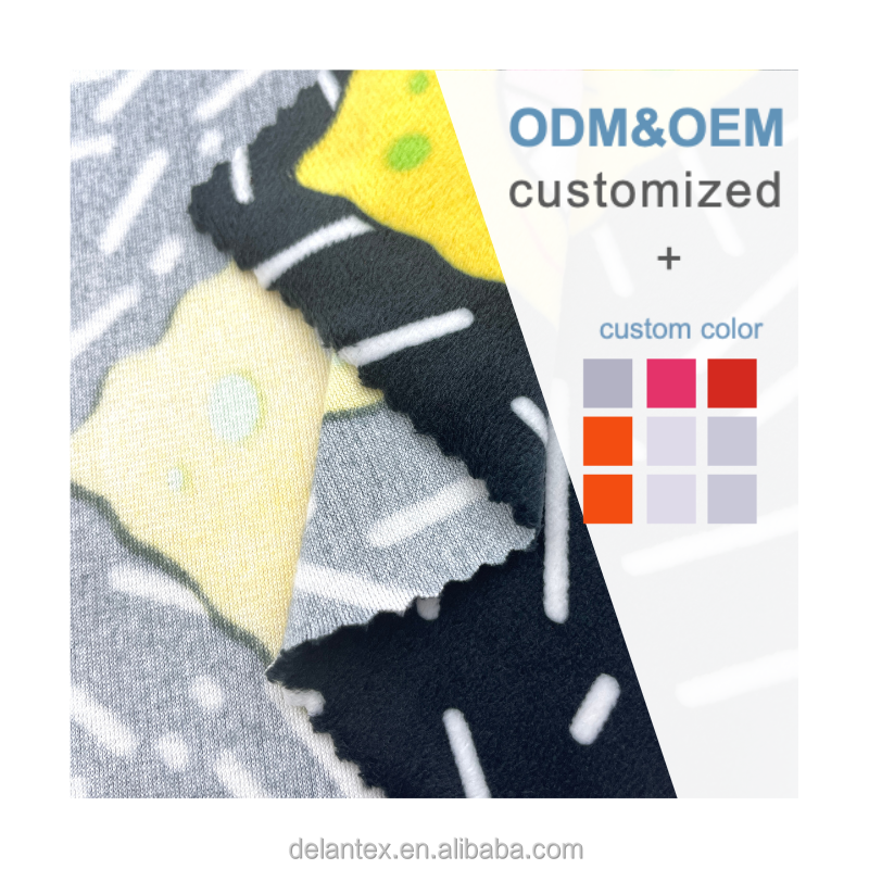 Delantex Polyester Velvet Fabric Soft 165GSM 160CM for Home Textile