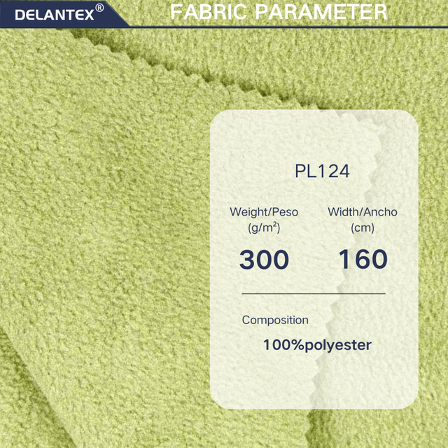 Delantex 2 Sides Anti-pilling Polar Fleece Fabric for Men's Winter Outdoor Sportswear, High-quality 300gsm Polar Fleece Fabric