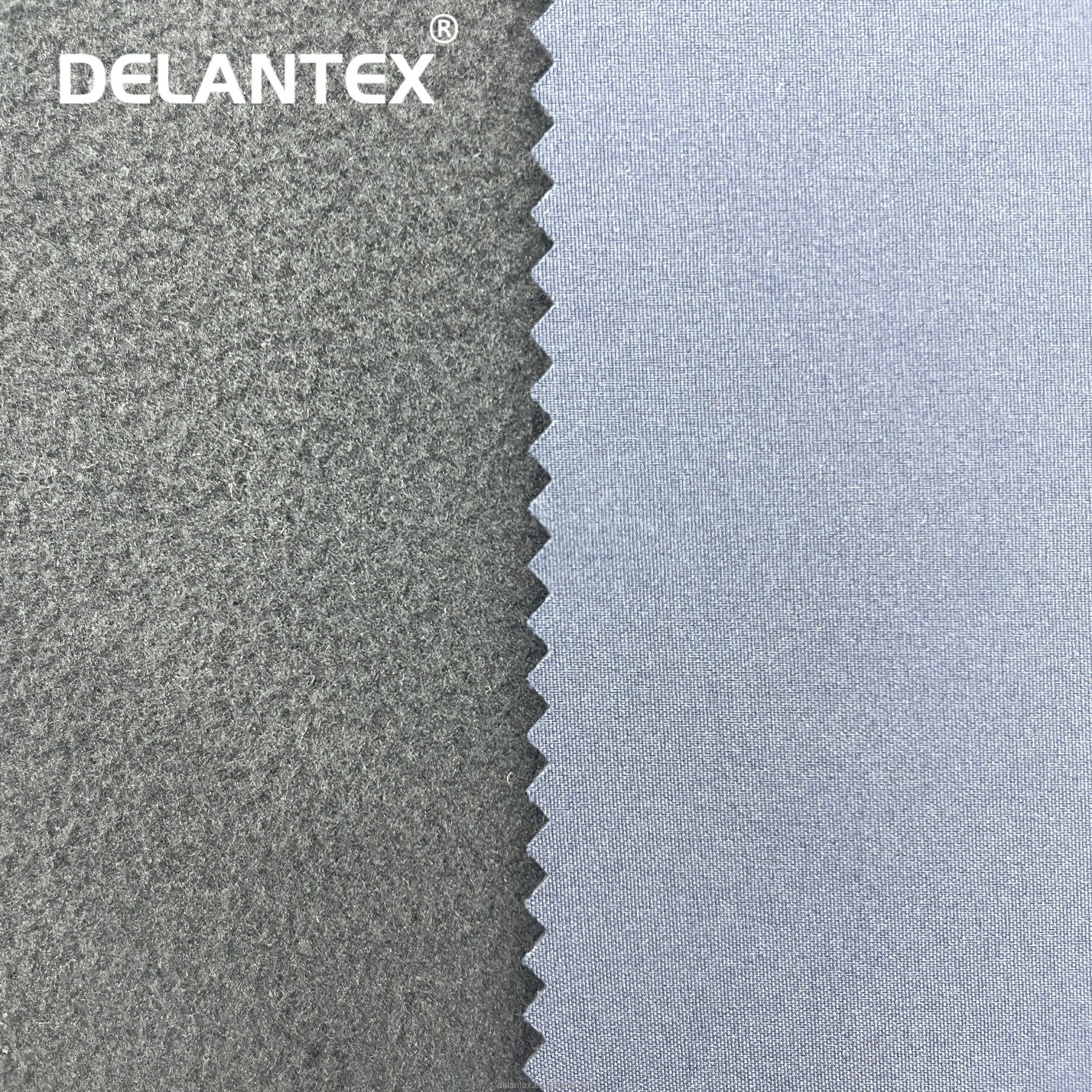 Delantex Breathable Waterproof Softshell Jacket Fabric 3 Layer for Sportswear Outdoor Jacket