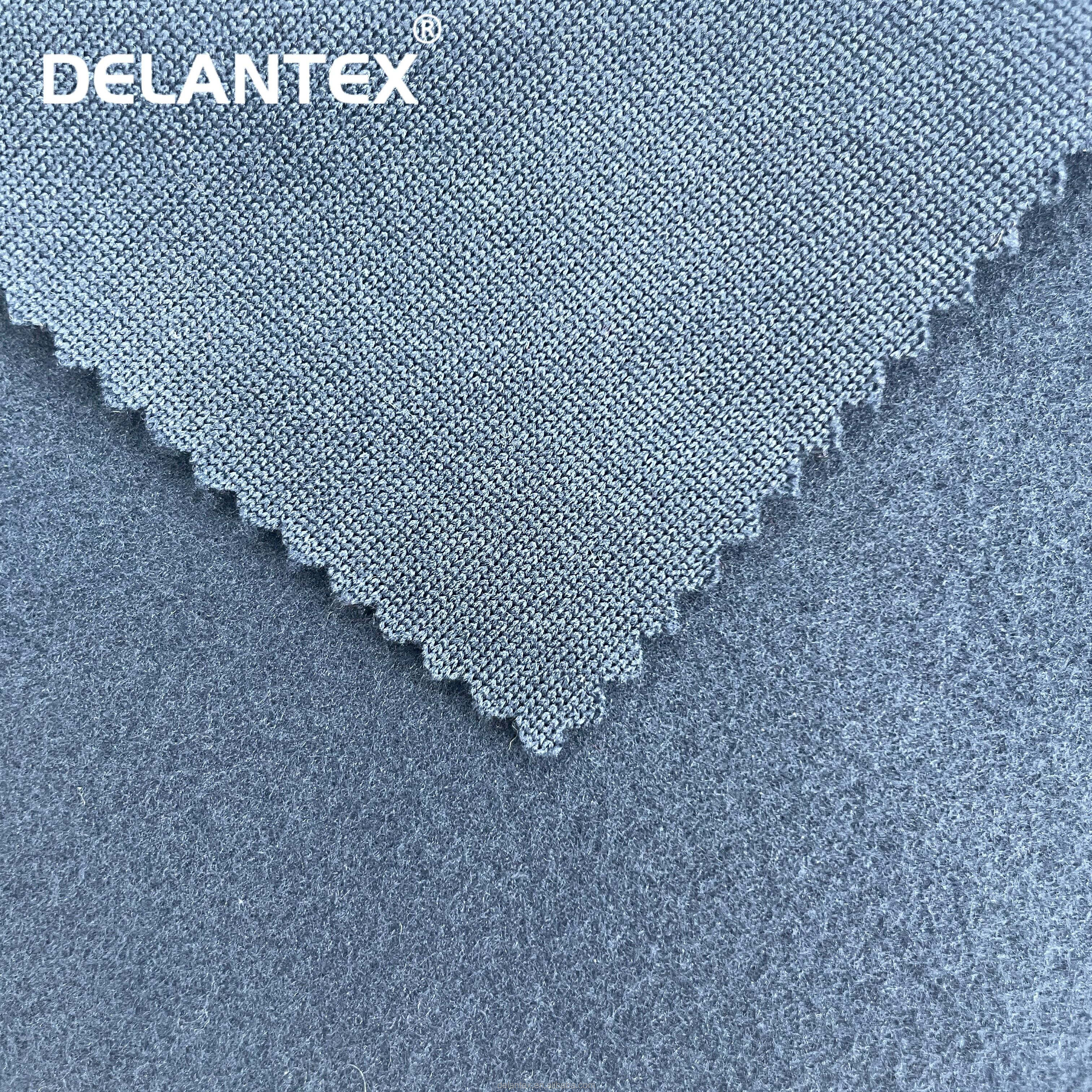 Delantex Polyester Micro Polar Fleece DTY 150D/144f One Side Brush Fabric