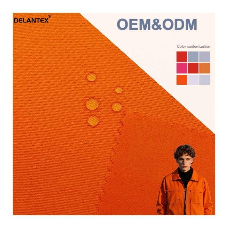 100% Polyester 120GSM With Regular Water Repellent Coating Waterproof Fabric Suitable for Making Outdoor Jackets Free Sample