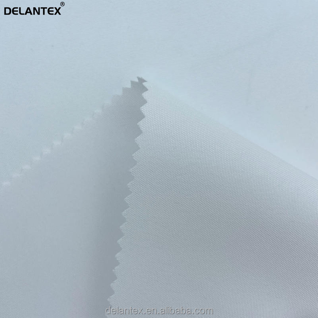 Anti-pill White Plain Weave Encryption Workwear Uniform Fabric Wholesale