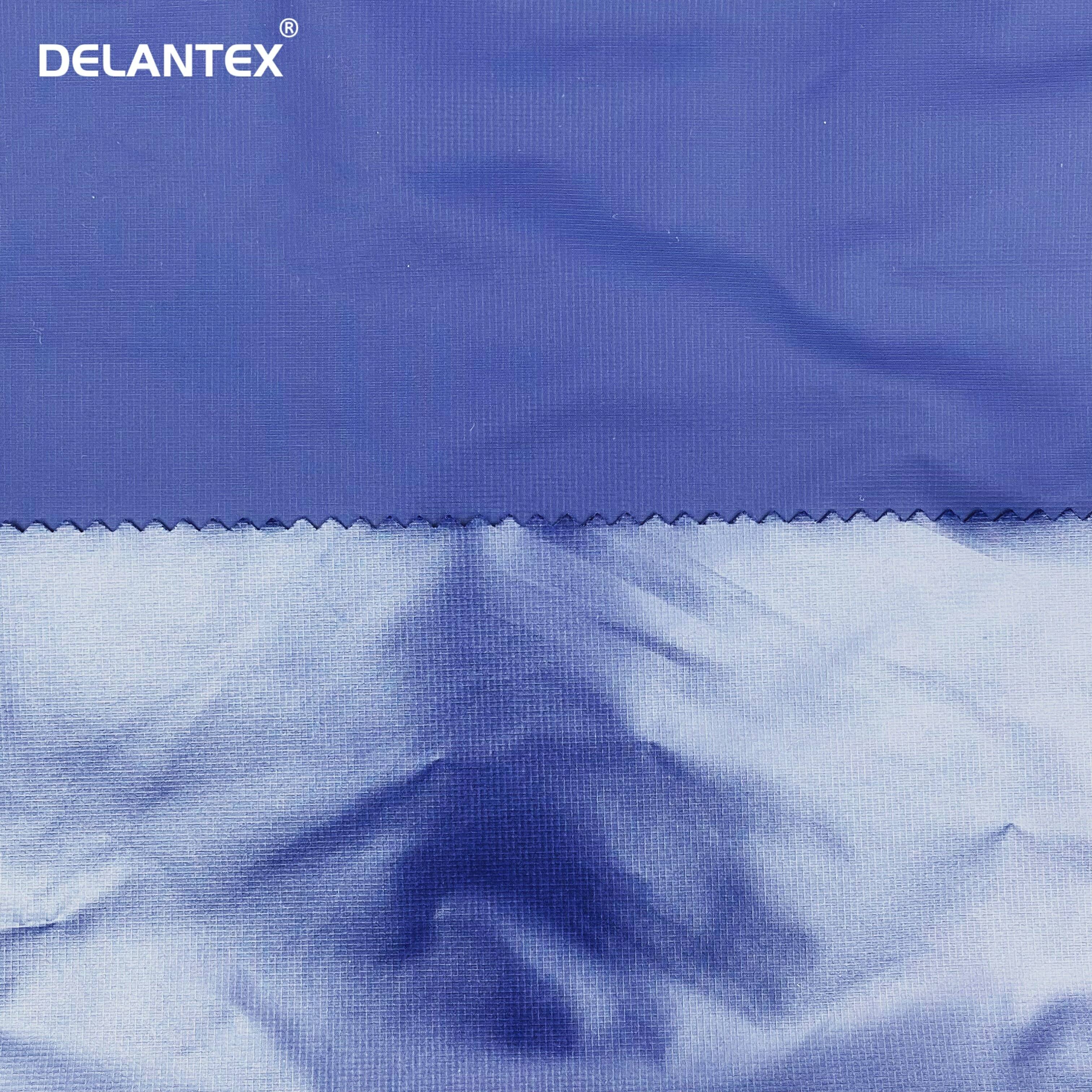 Delantex 100 Polyester Lightweight Water Repellent Pongee Fabric for Outdoor Jackets