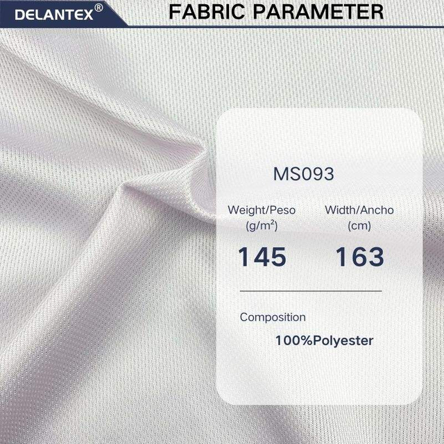 Delantex Sports Bird Eye Mesh Fabric for Sublimation 145GSM 163cm