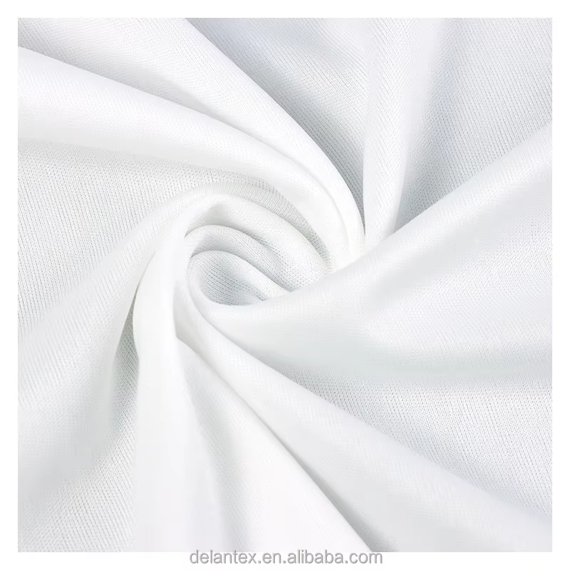 Delantex White Interlock Fabric for Sublimation