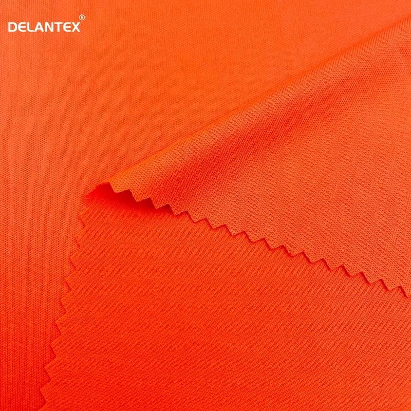 Delantex Bombay Stretch Microfiber Yarn Stretchy Moisture Wicking Breathable 100 Polyester Interlock Fabric Free Sample