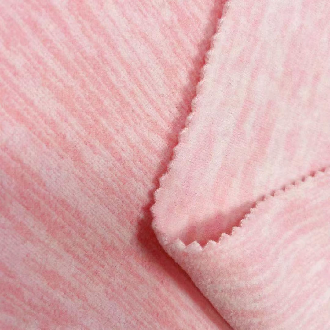 Delantex Polar Fleece Polyester Two Sides Brush Fabric Cationic Polar Fleece Fabric for High Grade Clothes Free Sample