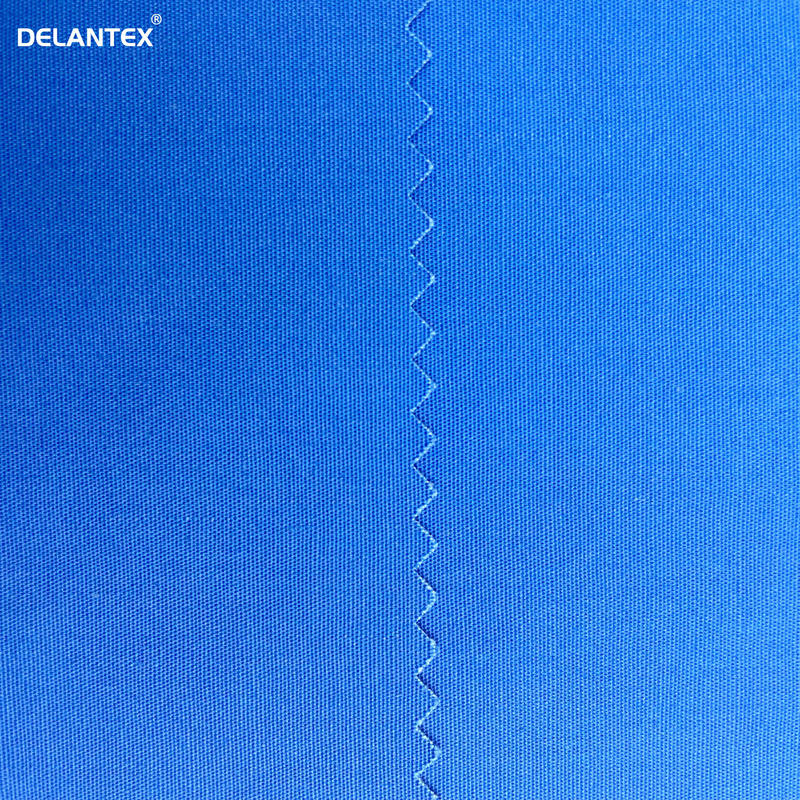 Delantex 30x30/110x60 Plain Knitted Poly Cotton Work Wear Uniform Fabric With Customized Color Free Sample