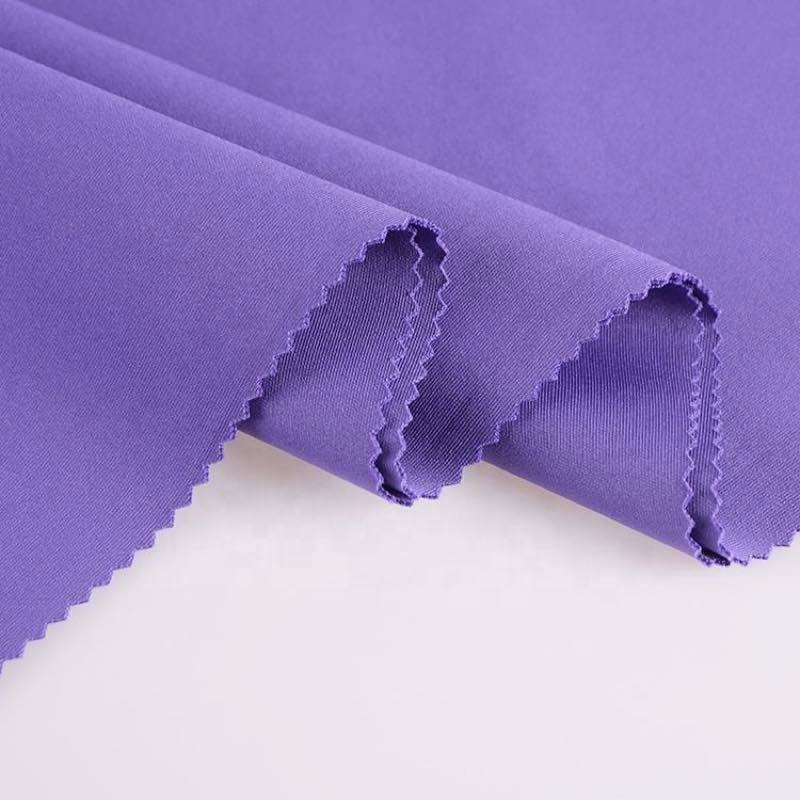 Delantex Chinese Supplier Custom Design Solid Polyester Super Techno Scuba Fabric for Garment