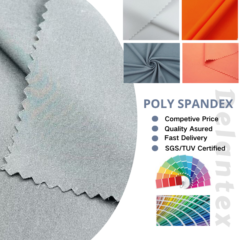 Delantex Workwear Fabric Polyester Hospital Uniform Fabric 92%polyester 8%spandex Anti-pilling Medical Scrub Fabric