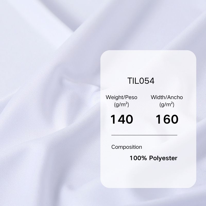 Delantex Sublimation Blank Interlock Jersey Fabric - 100% Polyester, White Color Fabric Free Sample