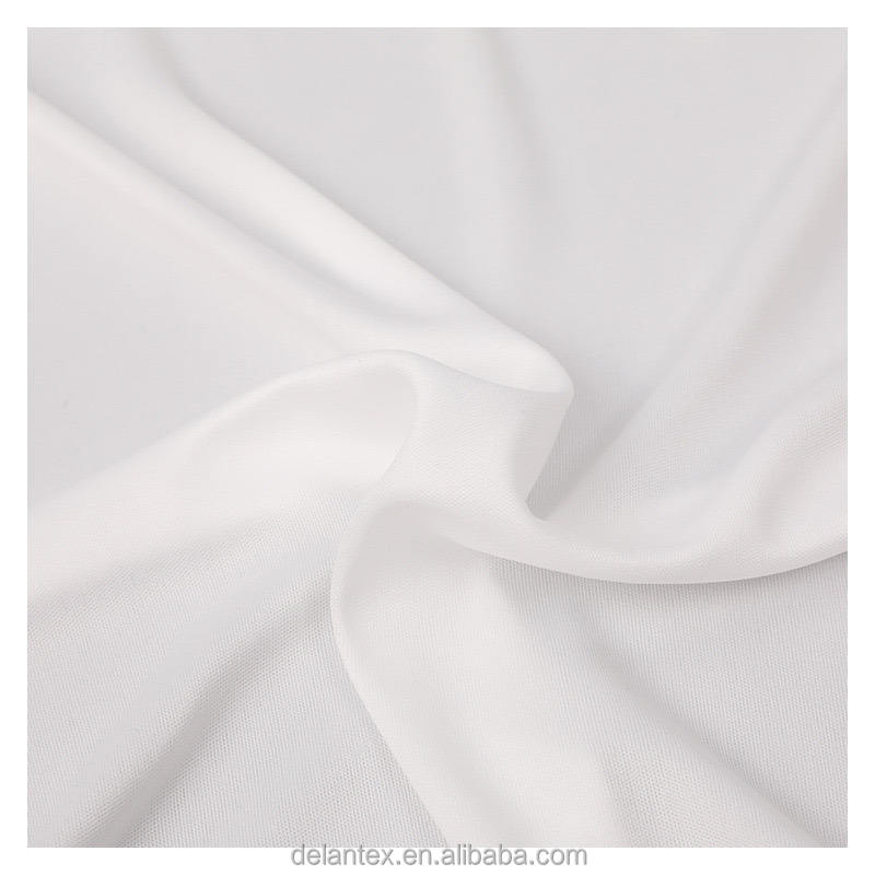 100% Polyester Interlock Sublimation White Fabric Rolls for Lining Outdoor Girls' Diapers