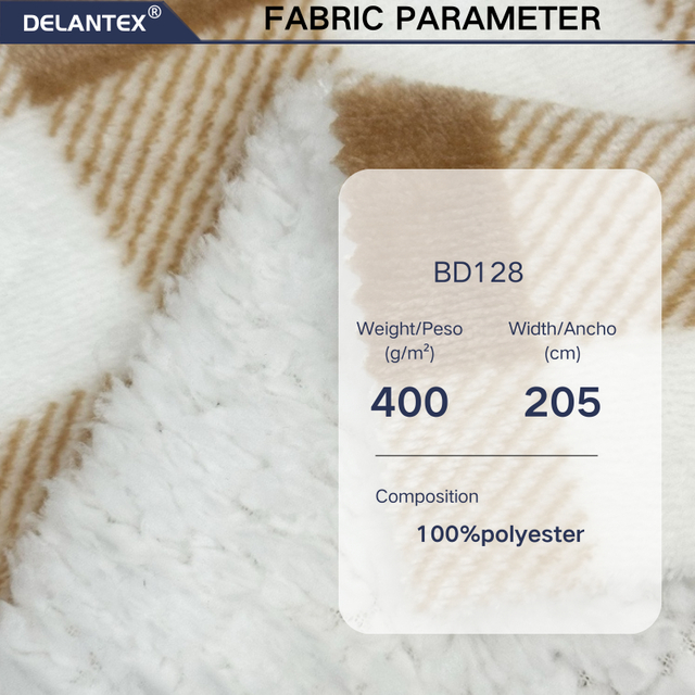 Delantex a Very Soft Blanket Fabric That Is Very Popular. Double Sided Fabric, 100% Polyester, Anti Pilling Fabric