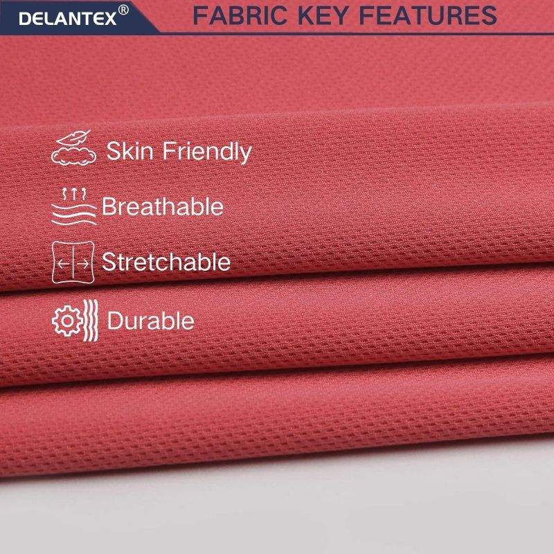 Delantex Oeko-Tex Standard Moisture Wicking Dri Fit Sports 100% Polyester Bird Eye Mesh Fabric Free Sample